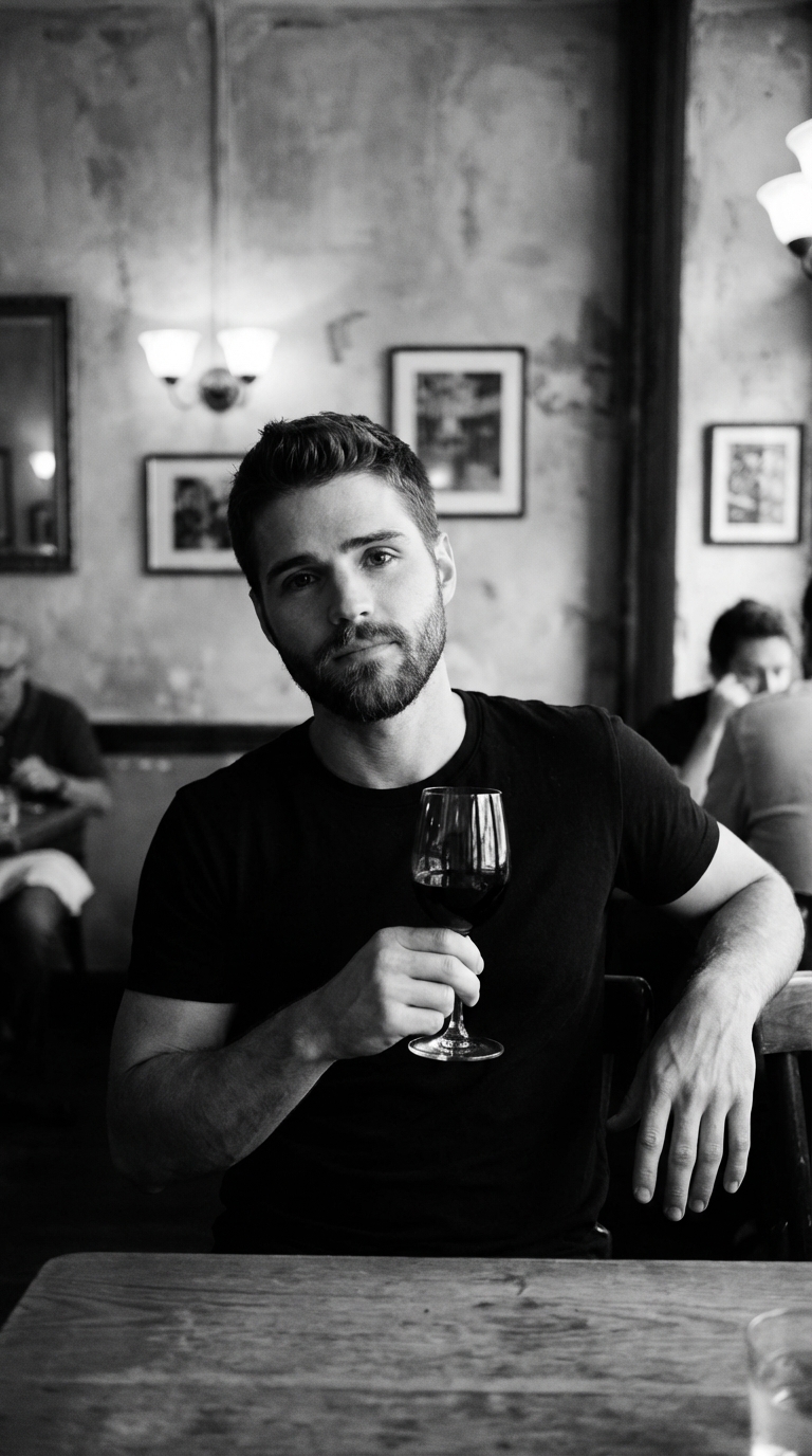 За бокалом вина