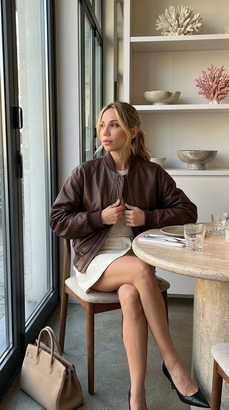 В кафе с элегантным интерьером