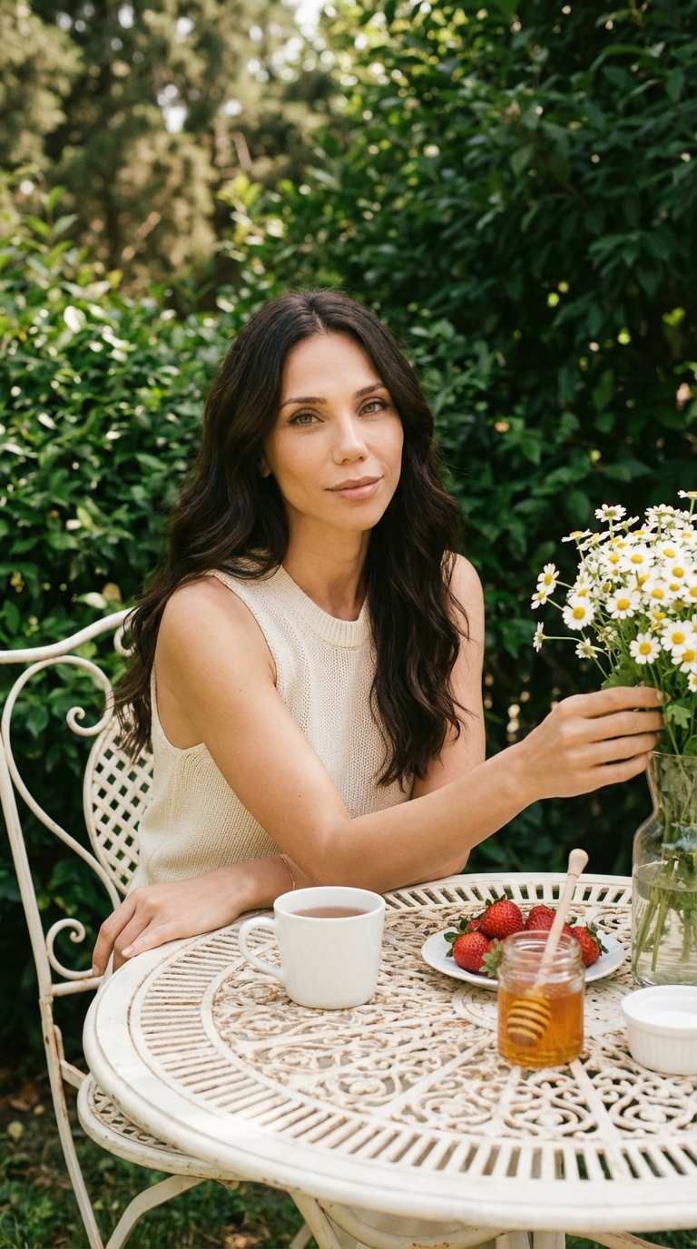 Летний завтрак в саду