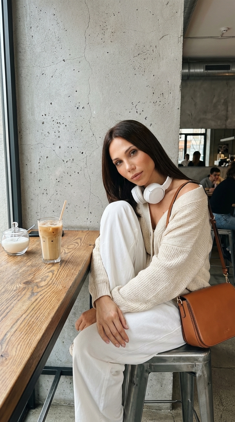 Уютное утро в кафе