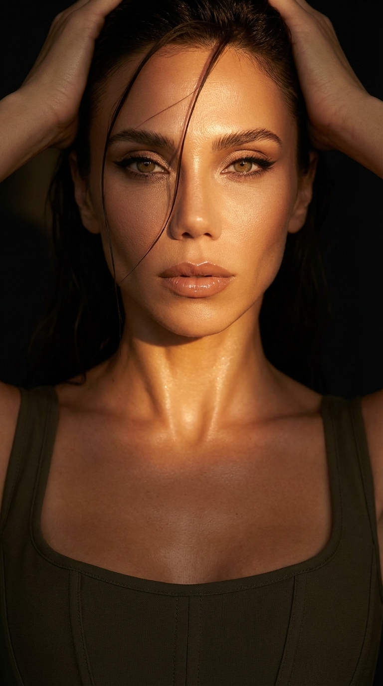 Оливковый корсет