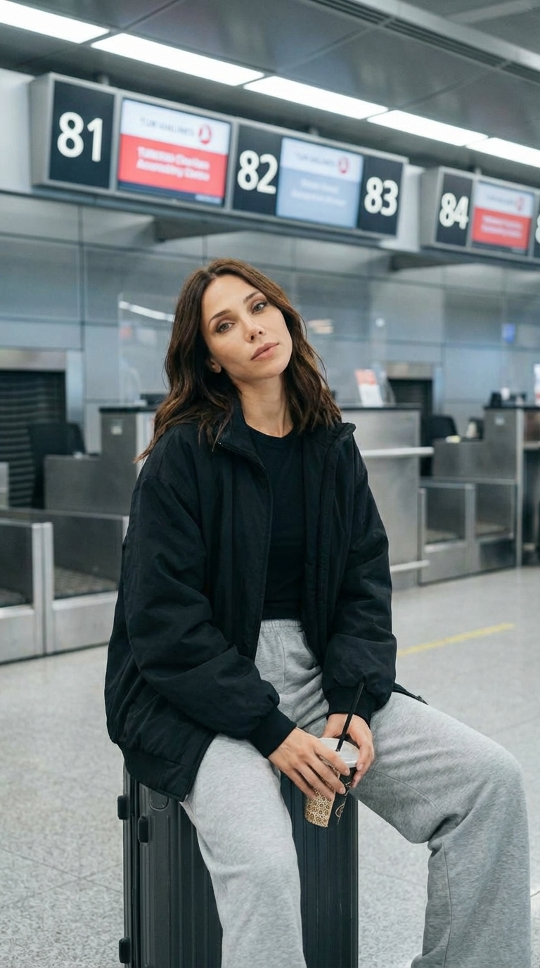 В аэропорту с кофе