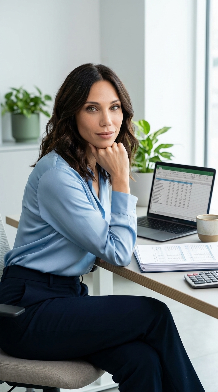 Бухгалтер в офисе