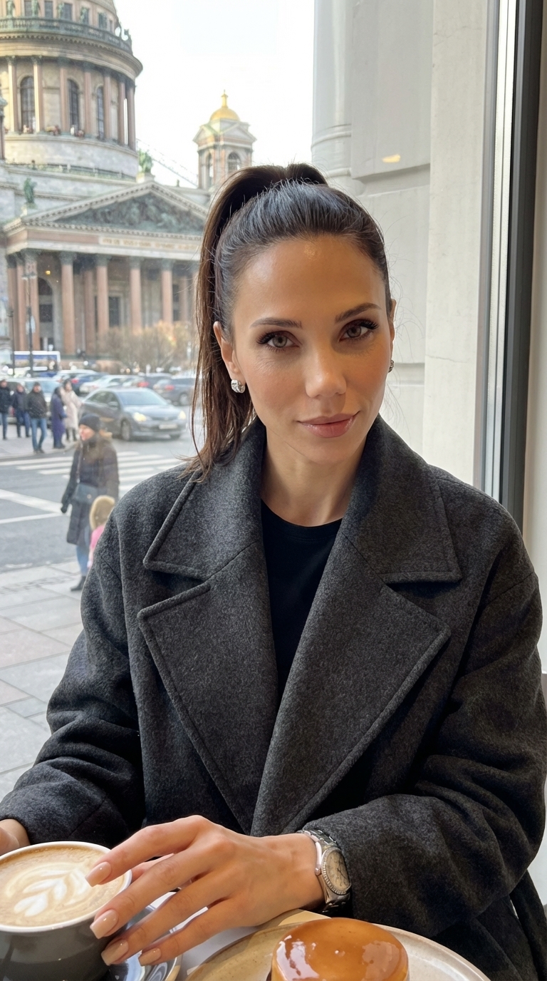 Кофе с видом на Исаакий