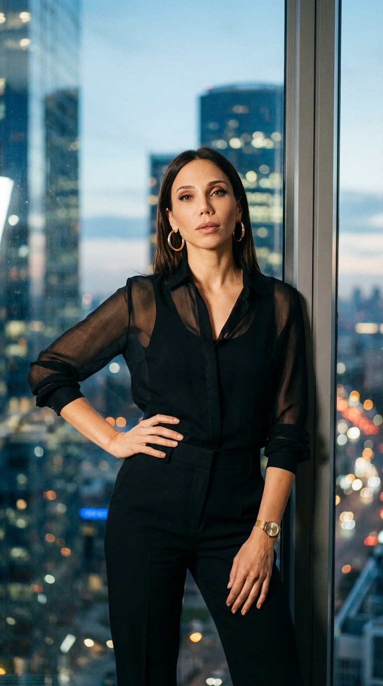 Бизнесвумен в небоскрёбе