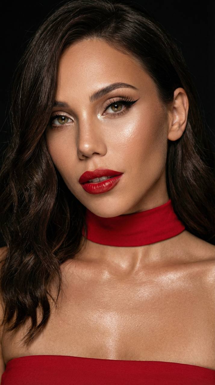 Красное платье