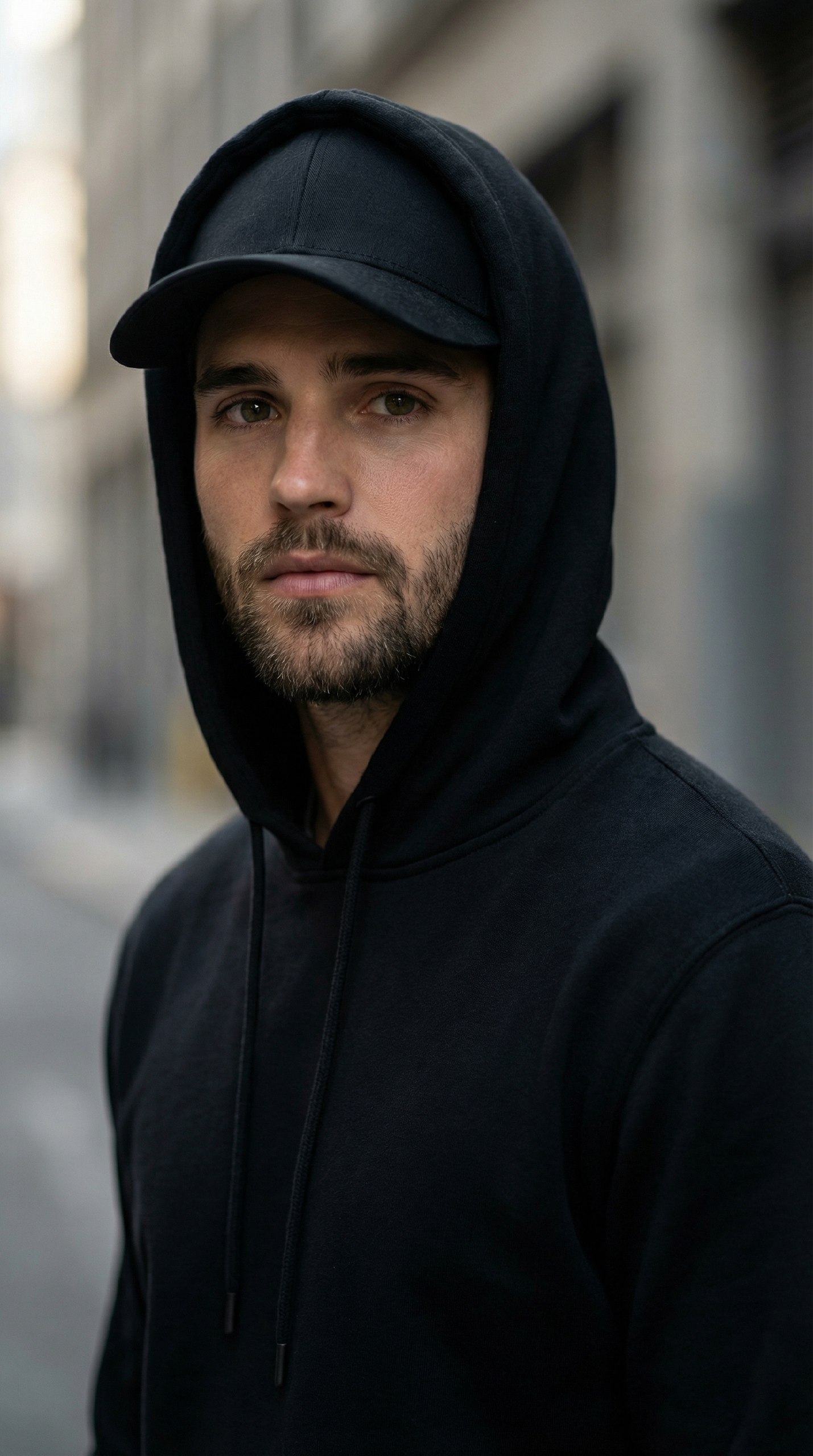 Капюшон и бейсболка