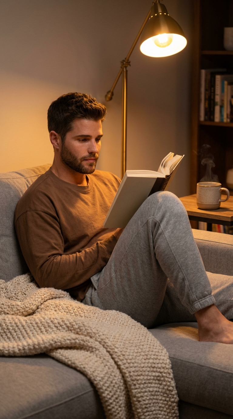 Уютный вечер с книгой