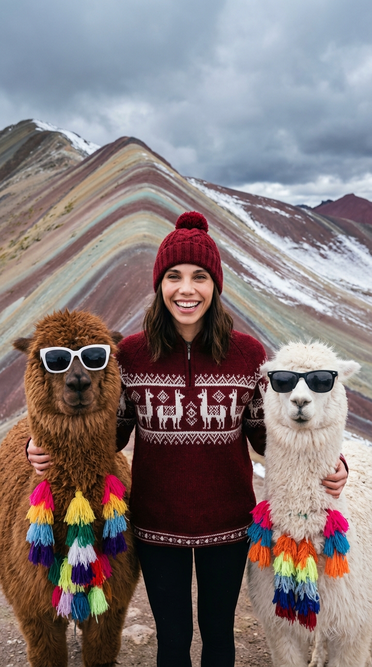 Радужная гора Перу