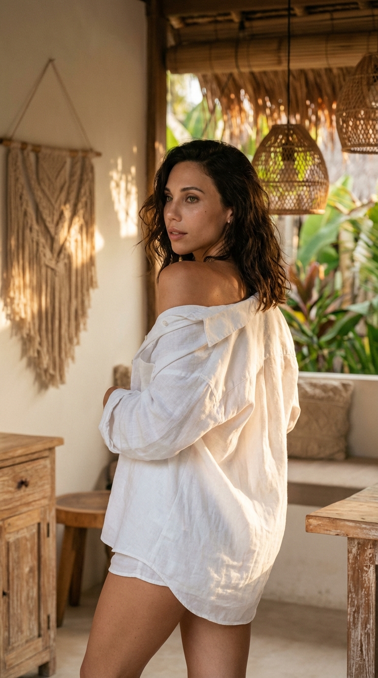 Утро в тропическом бунгало