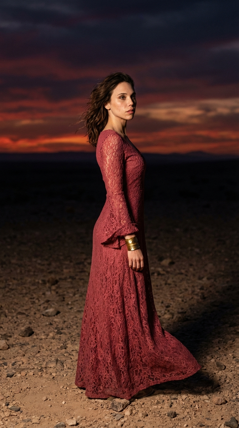 Пустыня на закате