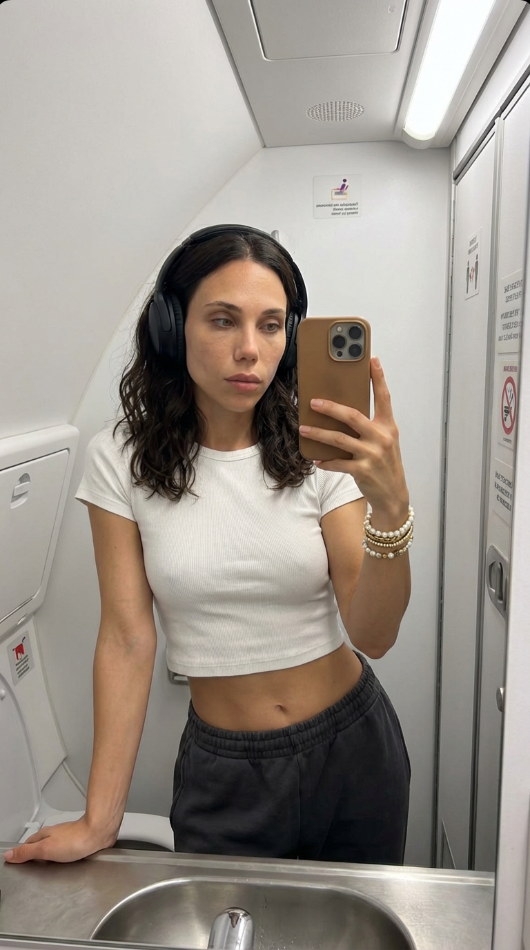 Селфи в самолёте