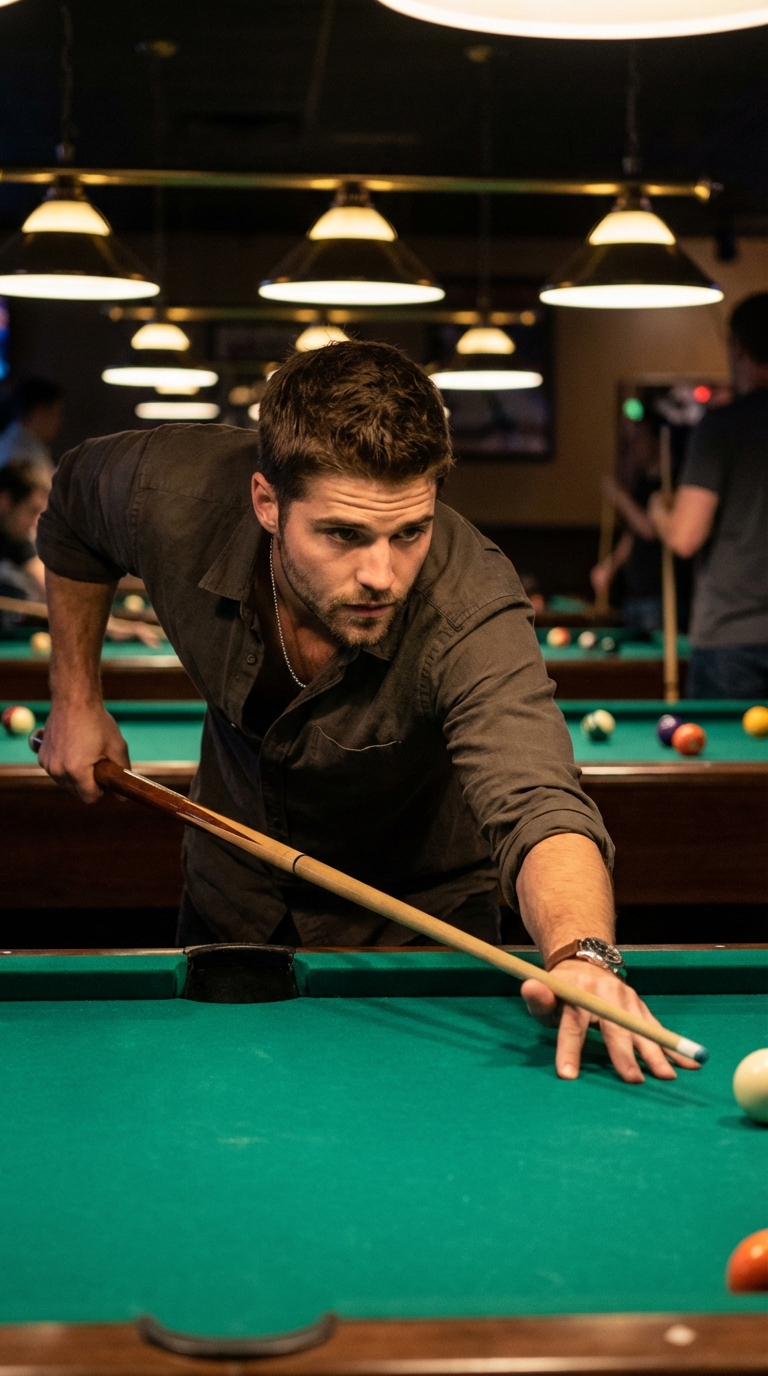 Игра в бильярд