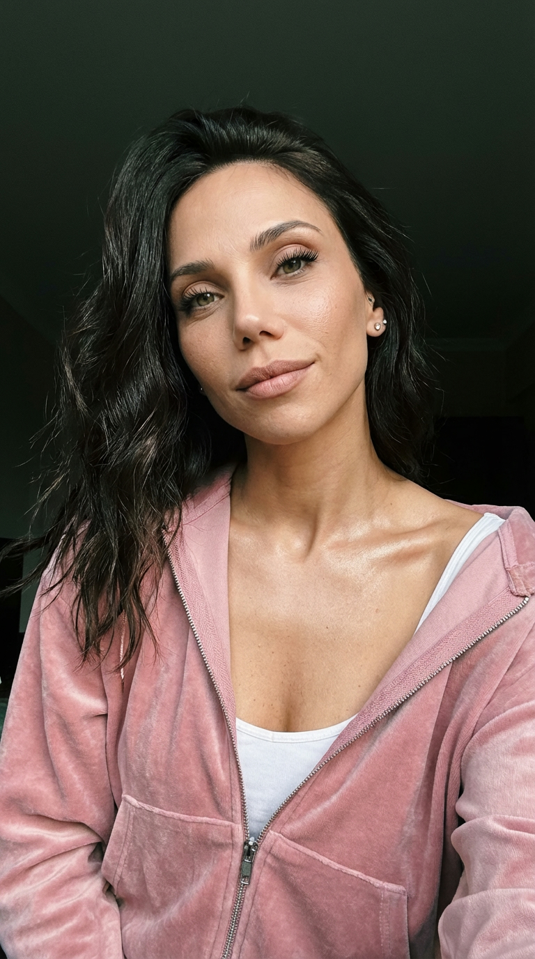 Селфи в розовом