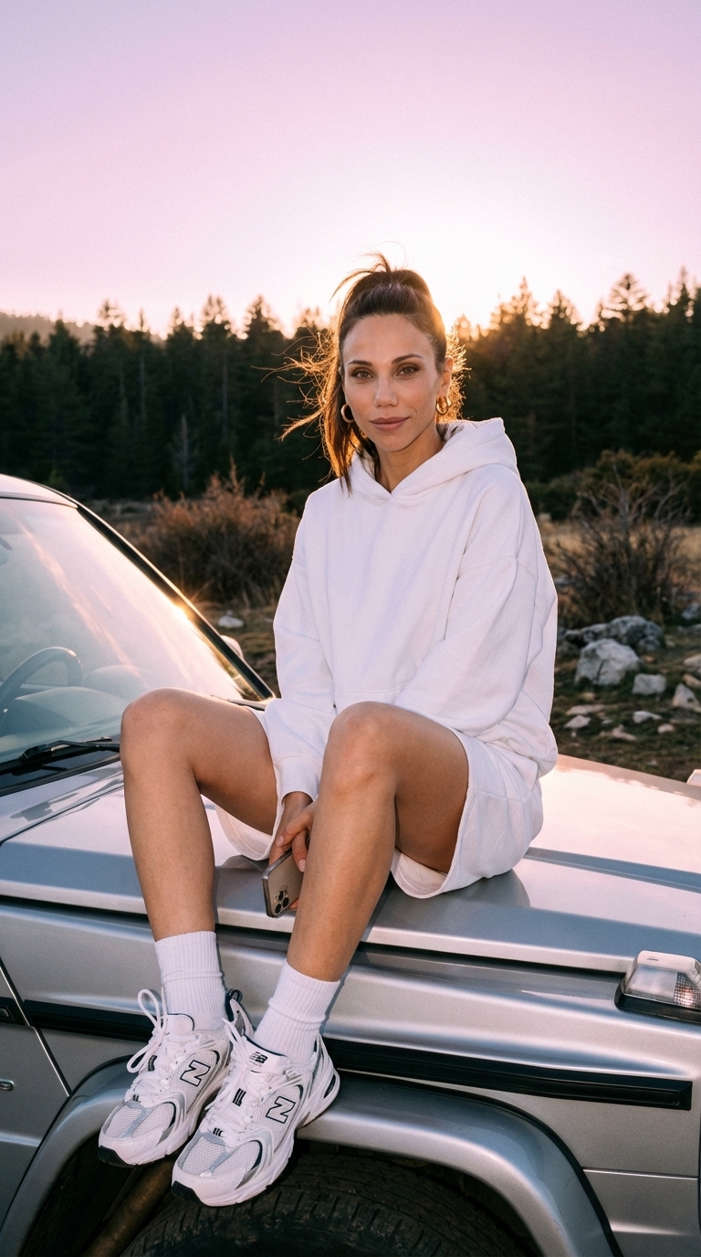 Закат на капоте