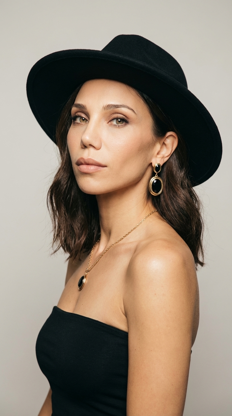 Шляпа и золото